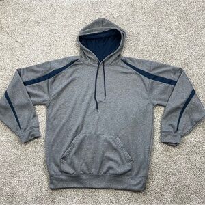 Badger hoodie Large gray/navy large baseball